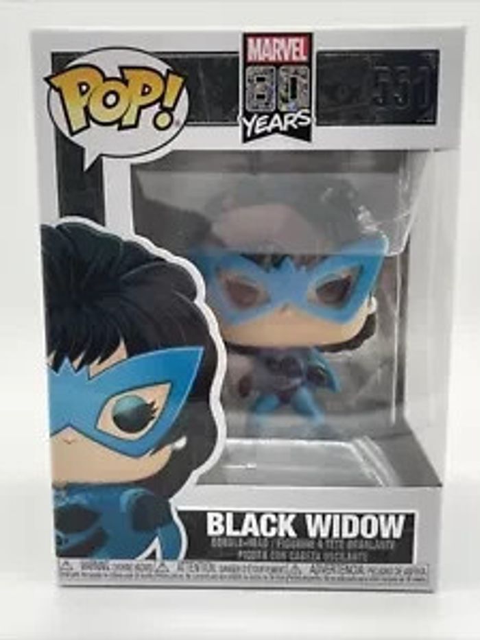 POP N°551 Marvel 80 Ans Black Widow