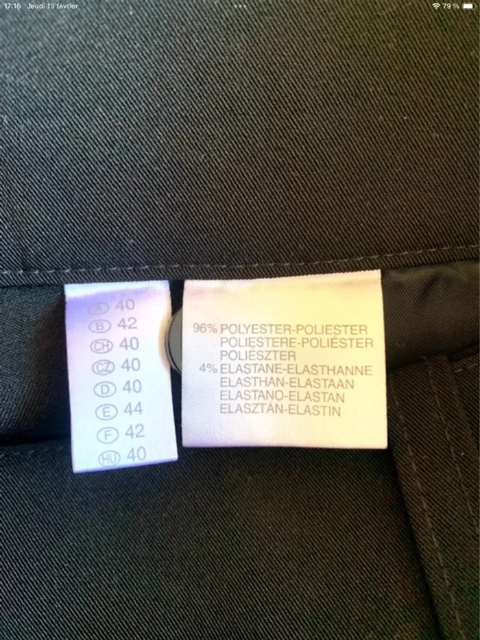 Pantalon noir habillé taille 42 Yessica - photo numéro 8