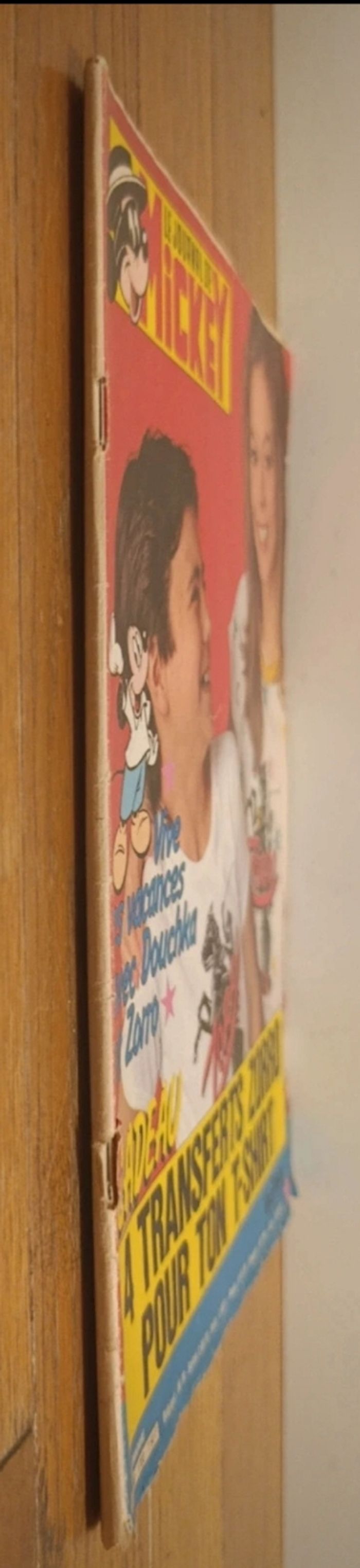 Ancien journal de mickey avec cadeau transferts zorro N°1722 - 1985 vintage - photo numéro 10