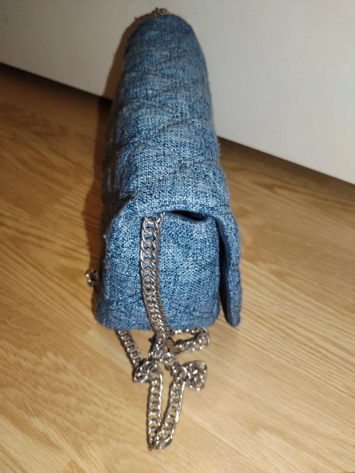 Sac à main bleu jean - photo numéro 12