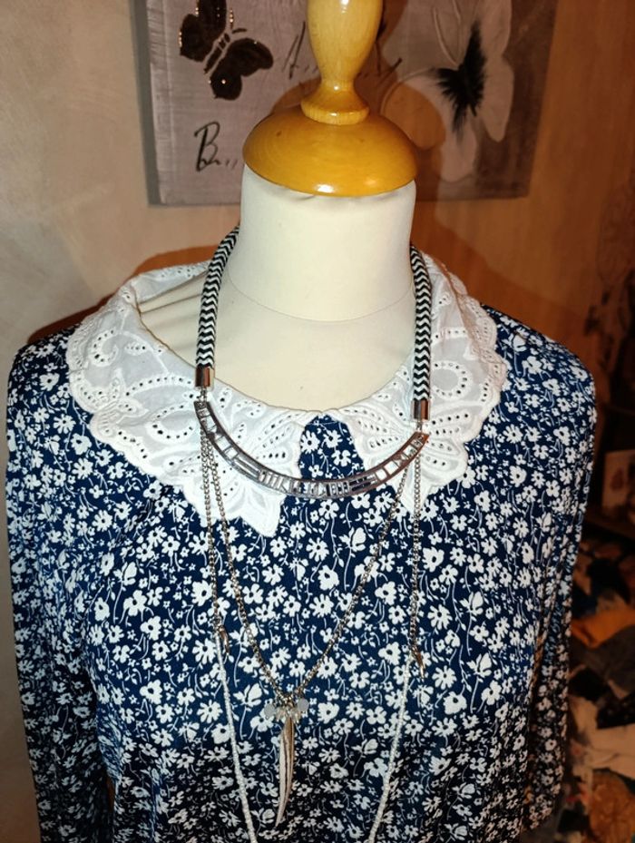 Sublime blouse bouffante taille 4 soit 42/44 neuve - photo numéro 12