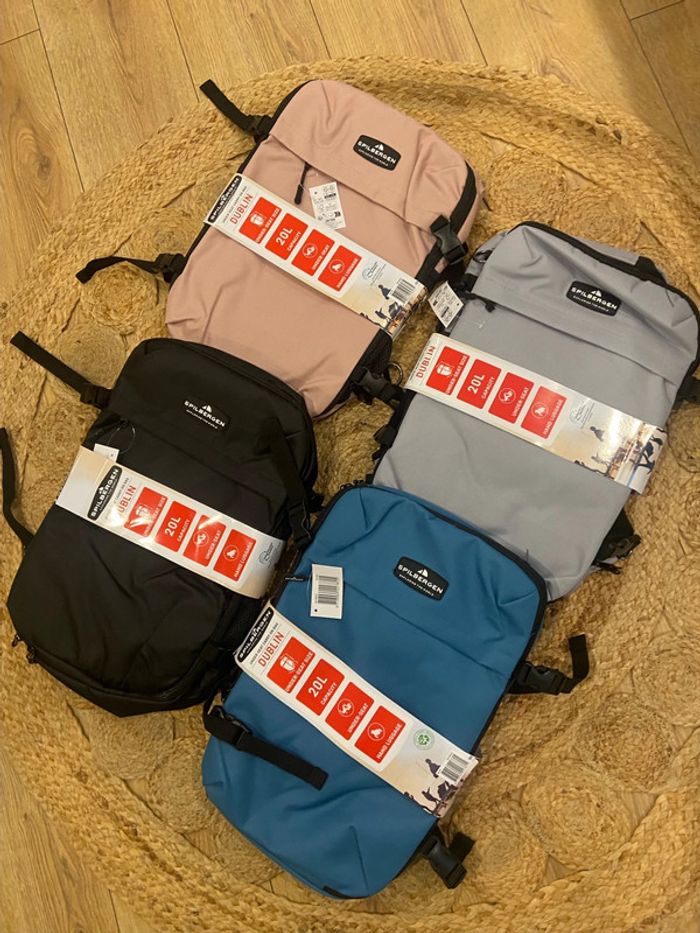 Lot de 4 sacs, 40x20x25cm, bagage compact à main/ bagage cabine pour avion/ voyage