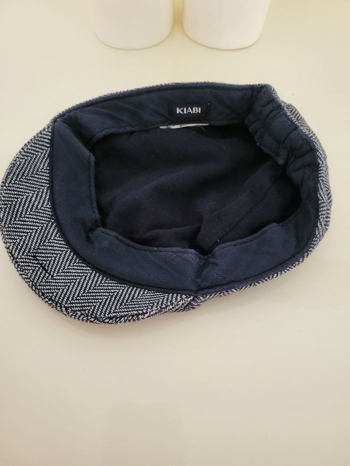 Béret rayé bleu et blanc - photo numéro 5