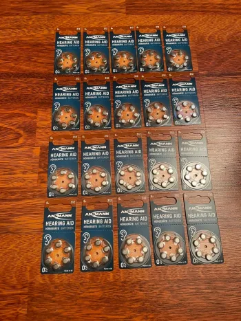 [NEUF] Lot de 120 Piles auditives 312 Ansmann