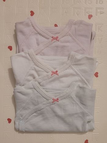 Lot 3 bodies Petit Bateau