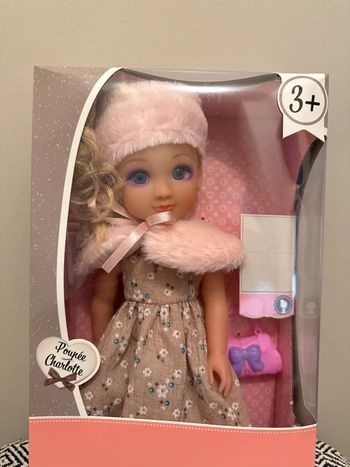 WDK- Coffret Poupée Charlotte et Rose et accessoires