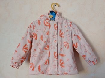 Manteau parka enfant Zeeman motif parapluies 24 mois