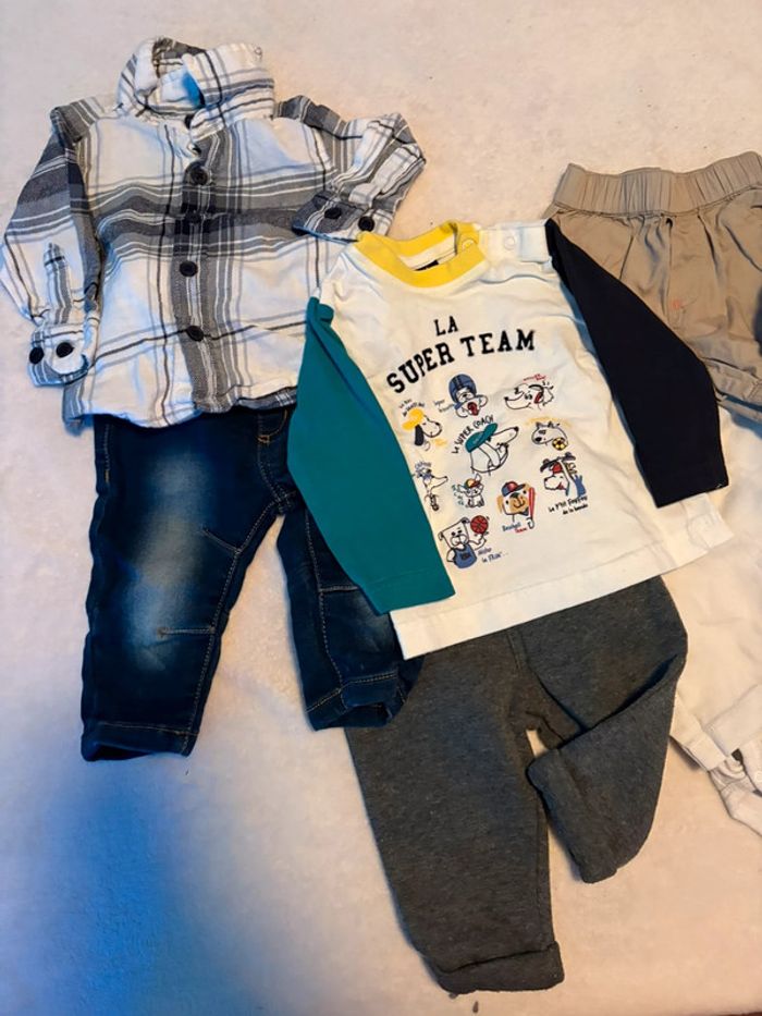 Lot vêtements bébé garçon 6 mois - Influx & Tissaia - photo numéro 2