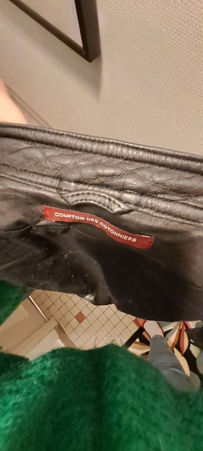 Perfecto cuir agneau noir - photo numéro 3