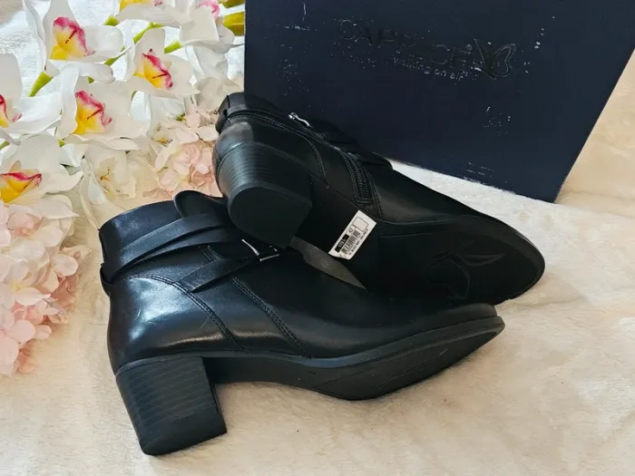 Bottes Bottines Brides Cuir Caprice T42 - photo numéro 2