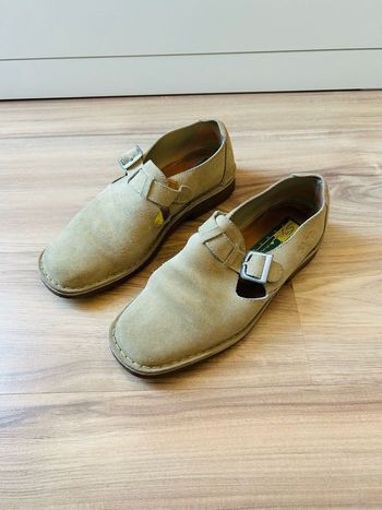 Chaussures Vintage Stéphane Kélian Daim Beige/Sable Fabriqué en France Homme Pointures 43-44