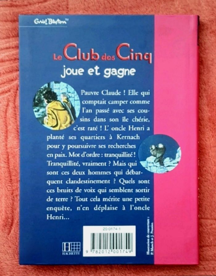 Livre Jeunesse, format poche "Le Club des Cinq - Joue et gagne" (Dès 9 ans) / Hachette - photo numéro 2