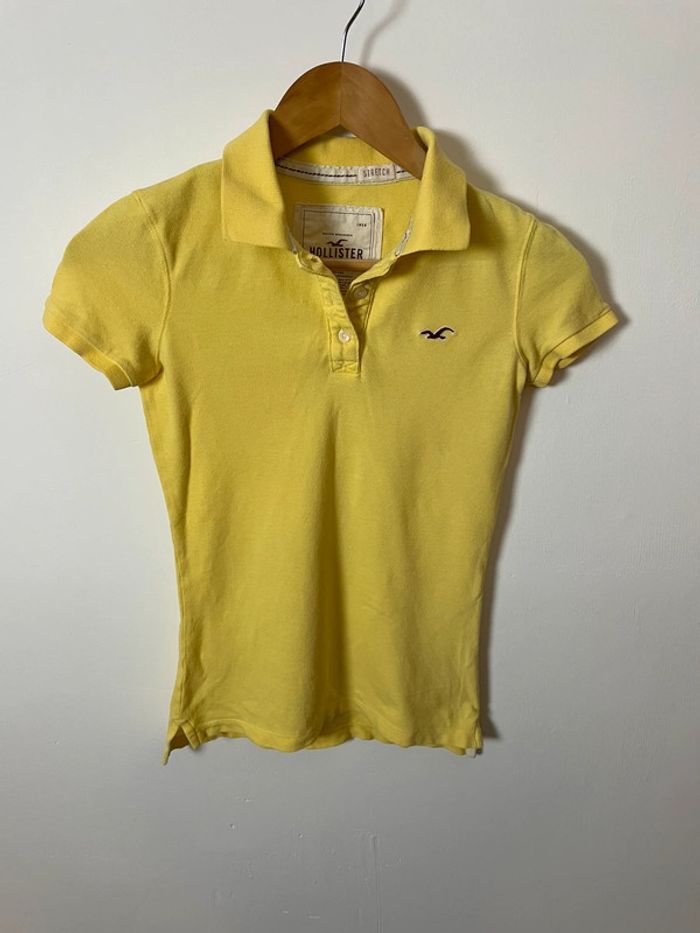 Polo femme Hollister – Taille XS – Jaune