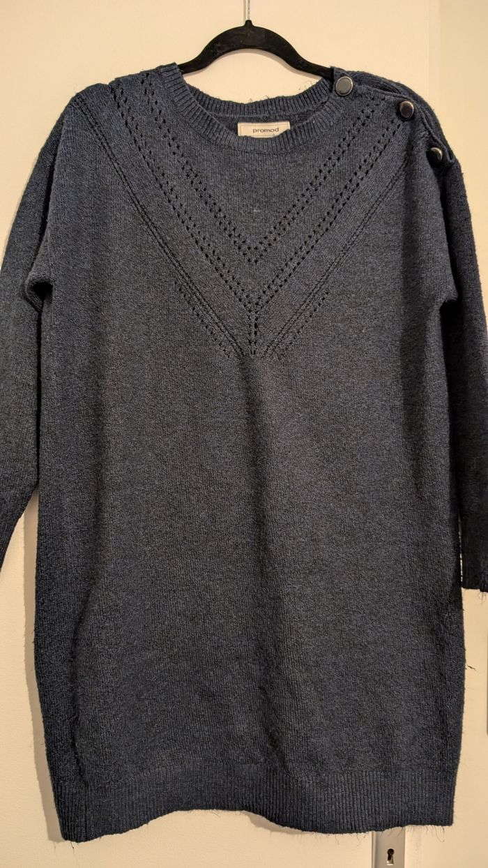 Robe pull boutonnée - photo numéro 7
