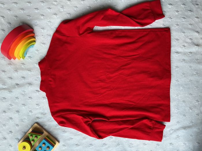 sous pull col montant 12 ans rouge bouny baby - photo numéro 8