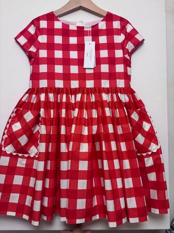 Magnifique robe Vichy Jacadi 6ans Neuve