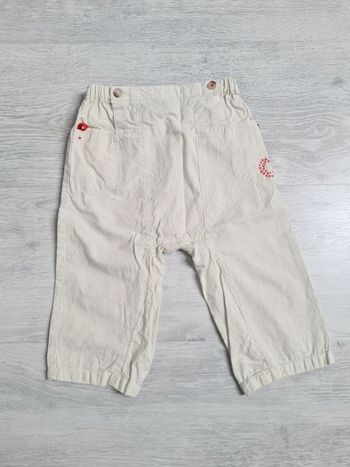 Pantalon fin à rayures DPAM 12-18 mois