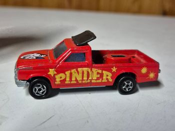 Majorette Camping Car  pick‑up Pinder rouge vintage miniature