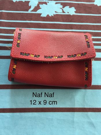 Porte monnaie Naf Naf bordeaux