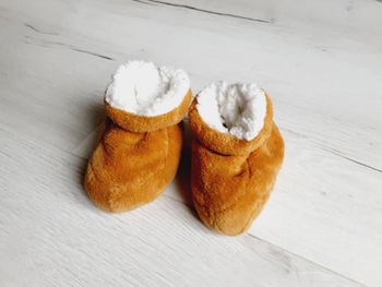 Chaussures chaussons molletonnés mixte garçon fille antidérapants pointure 18