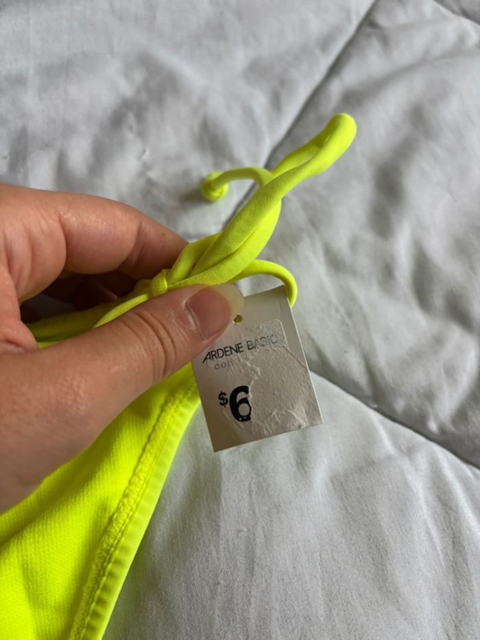 Lot 2 bas de maillots de bain bikini blanc jaune fluo Ardene taille L/40 neuf - photo numéro 4