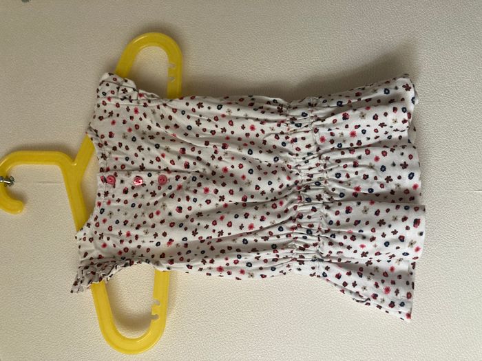 robe fleurie avec petit noeud bébé 3 mois - photo numéro 2