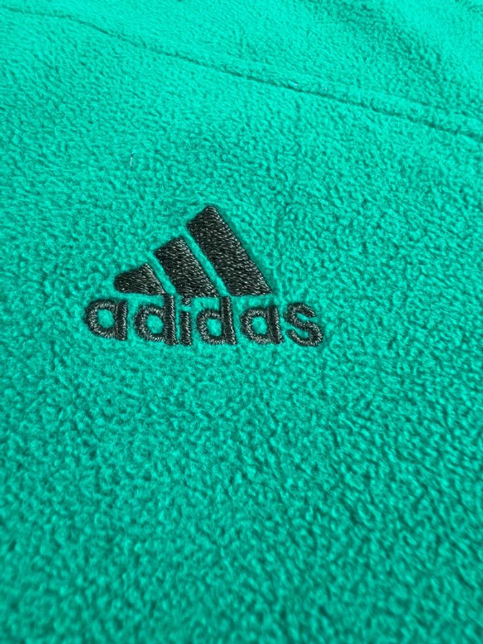 Veste polaire Adidas vert fluo – Taille L - photo numéro 7