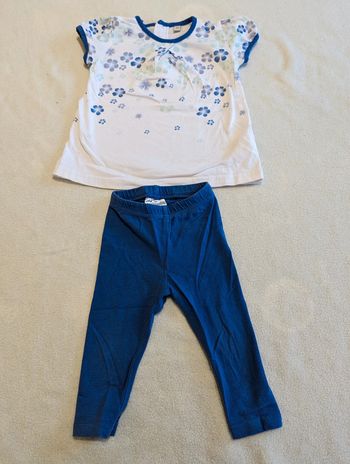 Ensemble tee-shirt+legging 12 mois