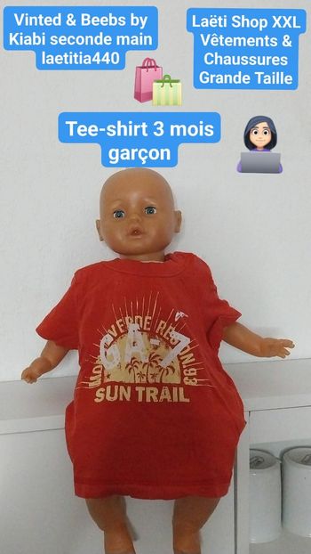 Tee-shirt 3 mois garçon H&M