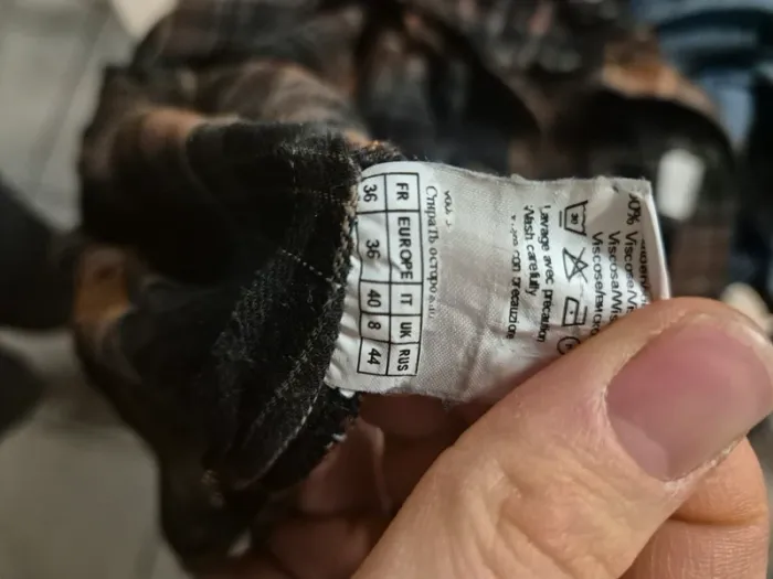 Blouse à carreaux - photo numéro 3