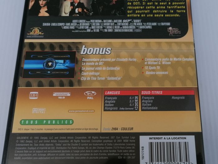 GoldenEye édition spéciale Dvd (Pierce Brosnan, Sean Bean) - photo numéro 5