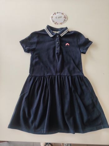 Robe d'été bleu marine 🌈 fille 4 ans Monoprix KIDS tbe