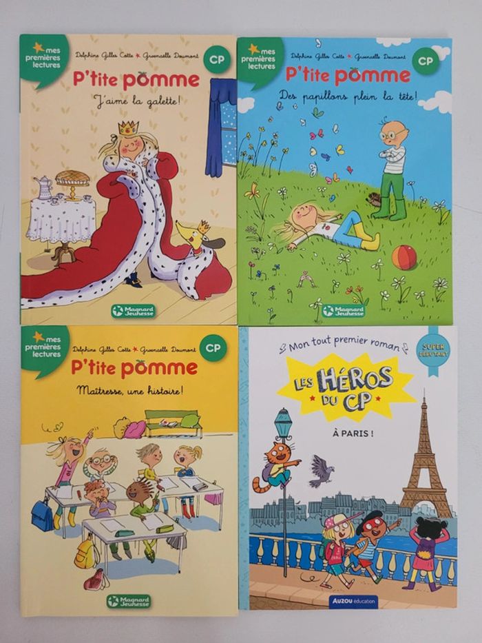 Lot 4 livres premières lectures
