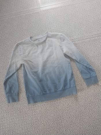 Sweat dégradé bleu/blanc – Gémo – 10 ans