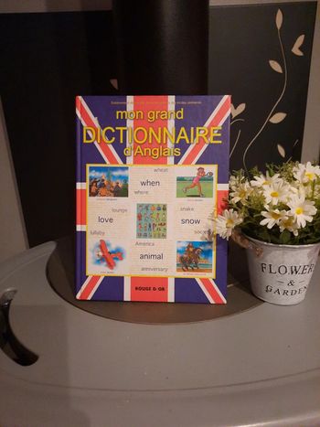 Livre mon grand dictionnaire d'anglais