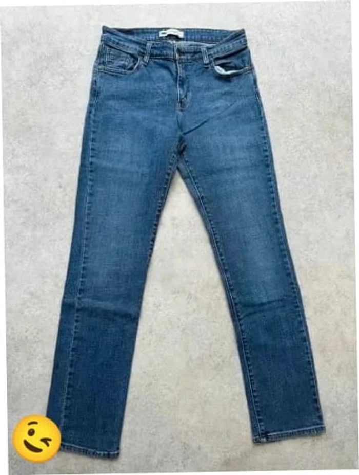 Jeans Levi's Mid Rise Skinny W30 FR40 L32 coupe skinny bleu Femme Women pan519b - photo numéro 2
