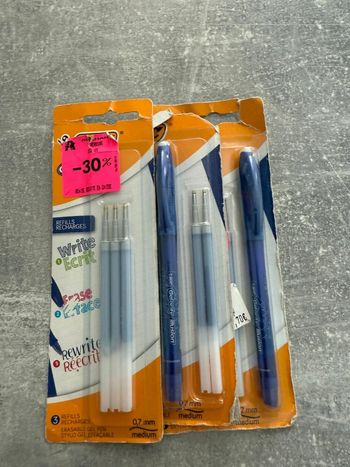 Stylos  avec recharge