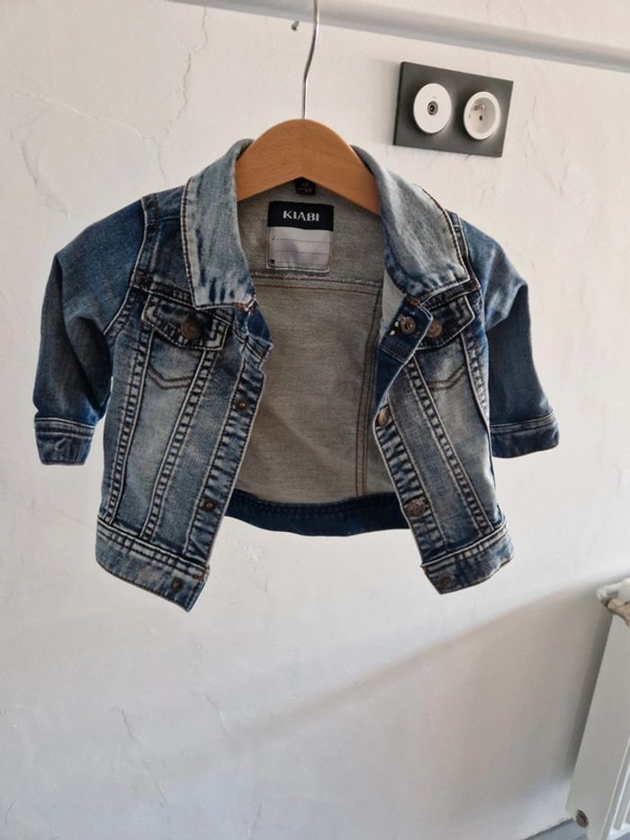 Veste en jean 6 mois - photo numéro 3