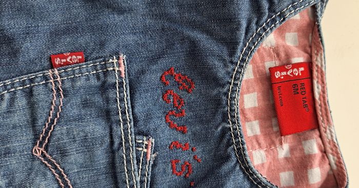 Salopette short Levi's 6 mois - photo numéro 4