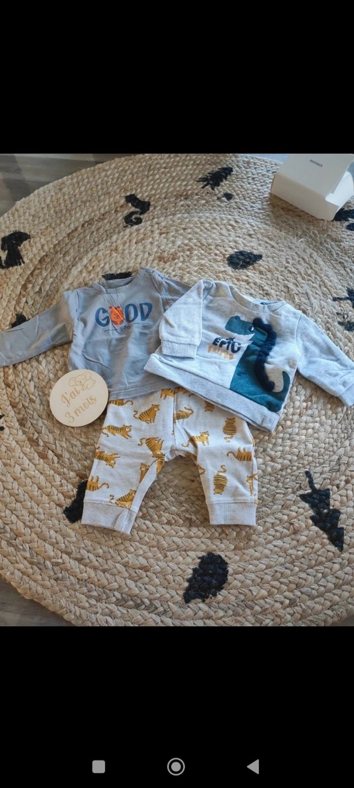 Ensemble bébé garçon 3 mois
