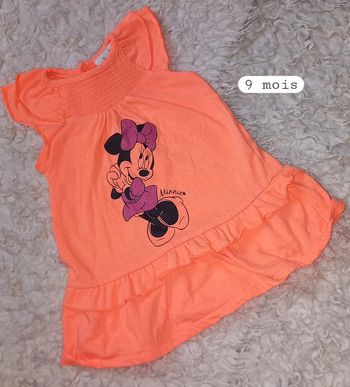 Robe orange Minnie