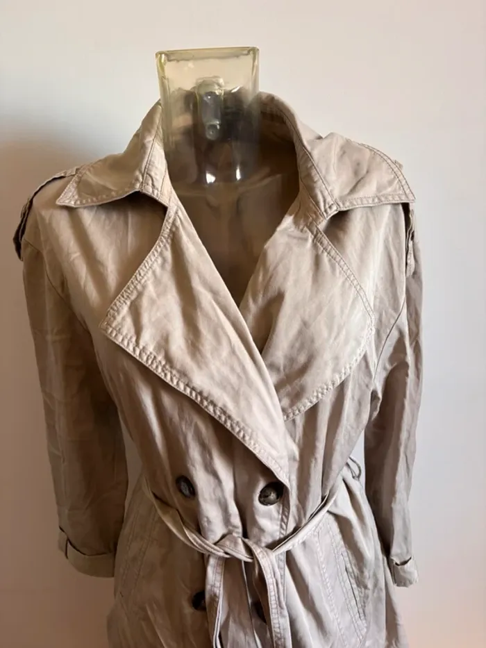 Imperméable esprit beige taille M - photo numéro 11