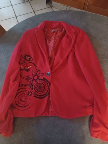 Veste coton desigual taille 38