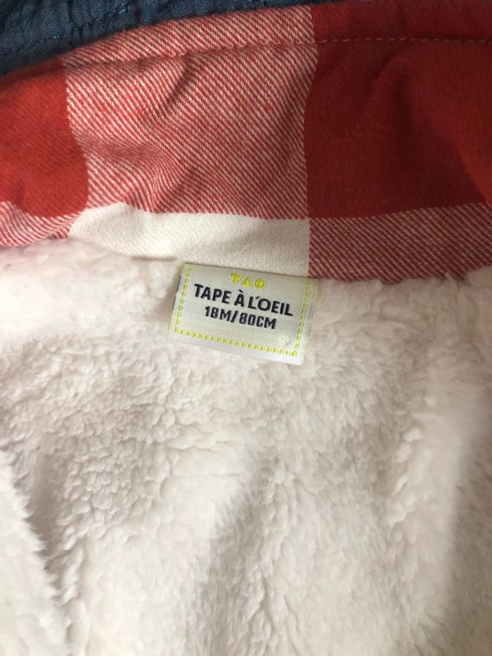 Chemise fourrée Tao 18 mois - photo numéro 2