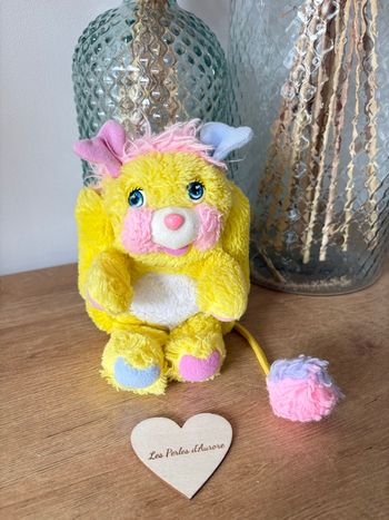 Petit Popples jaune vintage 