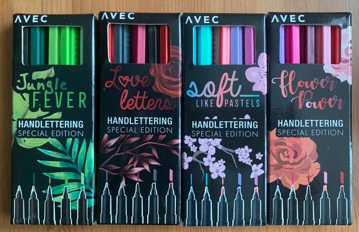 Lot de 20 Stylos de calligraphie - Marqueurs Handlettering Special Edition