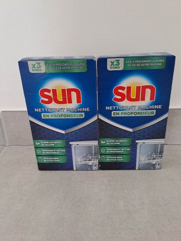 Lot 2 Neuf - Sun Nettoyant Machine Lave-Vaisselle - 6 Doses - photo numéro 5