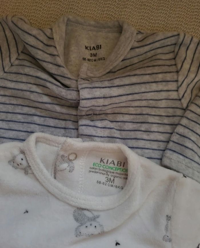 Lot de 7 pyjama 3 mois - photo numéro 3