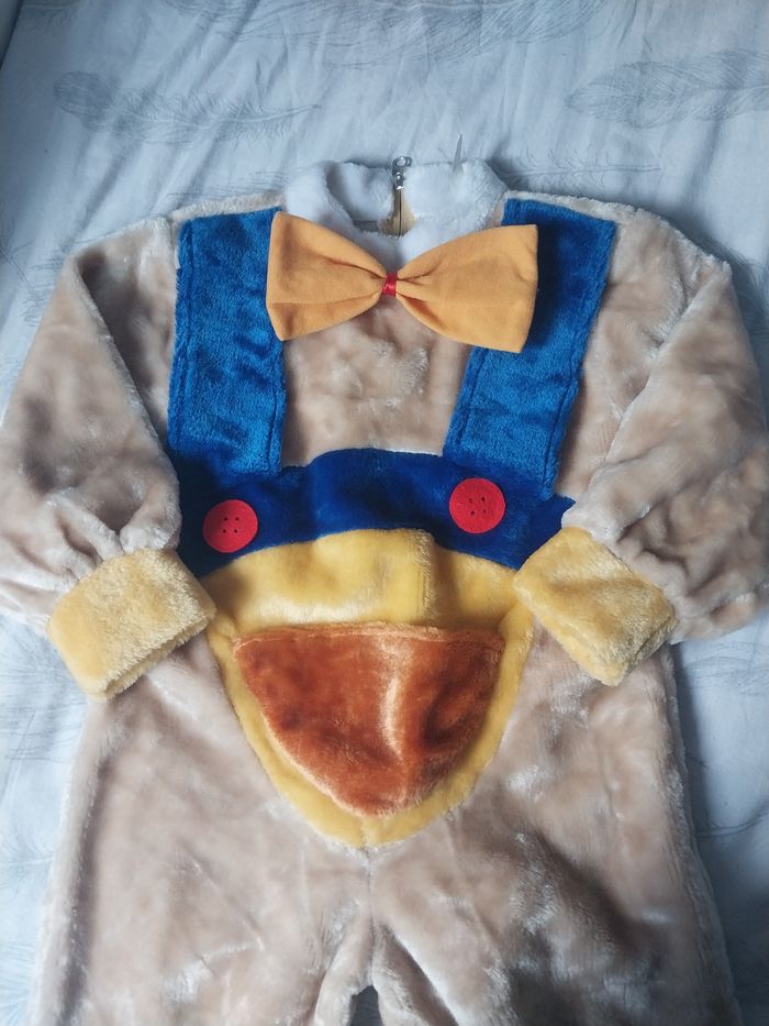 Combinaison déguisement peluche 2-3 ans – 80 cm - photo numéro 3