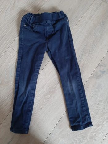 Pantalon tregging bleu très foncé Okaïdi, 4 ans